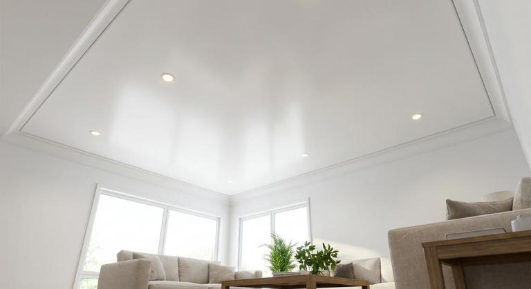 Plafond satiné à Saulieu, l'alliance de style et de durabilité
